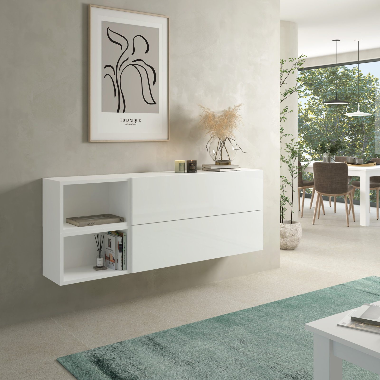 Mueble auxiliar BLOCK color BLANCO