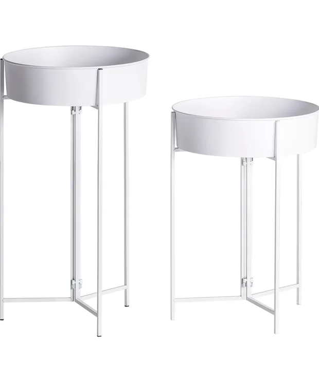 Macetero j/2 Hierro Shabby chic 41x41x66